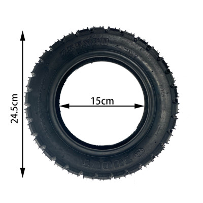 Náhradný offroad plášť TUOVT 10x3 80/65-6 (255x80)