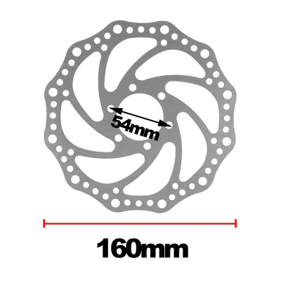 Brzdový kotúč 160mm (6 dier)