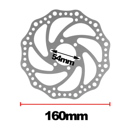 Brzdový kotúč 160mm (6 dier)