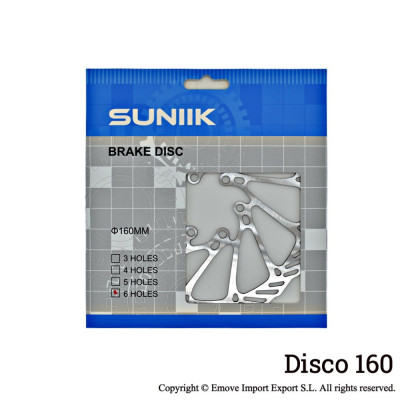 Brzdový kotúč 160mm (6 dier)