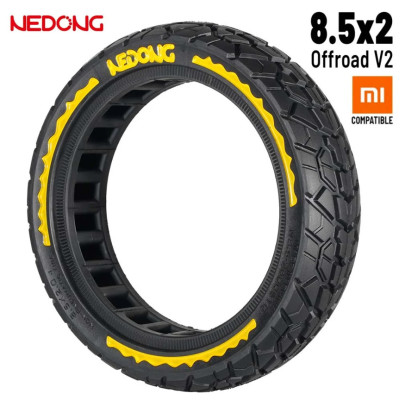 Ultraľahká celogumenná pneumatika 8,5x2 (offroad verzia V2) žltá