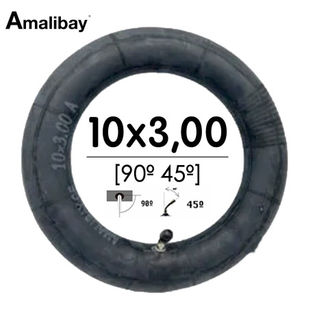 Náhradná duša 10×3 – 255×80 (ventil 90º 45º) [Amalibay]