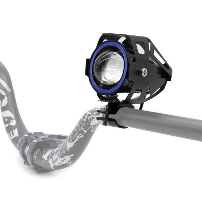 Svetlomet U7 12-80V modrý LED