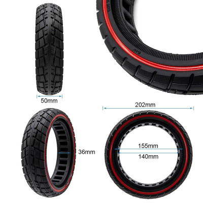 Celogumenná pneumatika 8.5x2-6.1/B34 offroad red line [Ewheel]