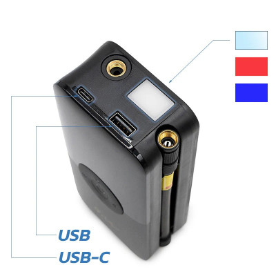 Prenosný elektrický kompresor AIR-002 Premium s funkciou powerbanky