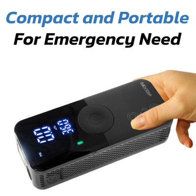 Prenosný elektrický kompresor AIR-002 Premium s funkciou powerbanky