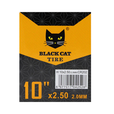 Prémiová duša hrúbky 2,0 mm 10x2,5 VC 90x90º Black Cat