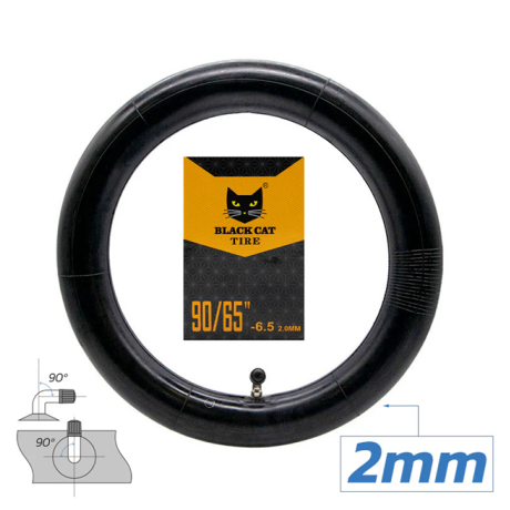 Prémiová duša 90/65-6,5 2,0 mm VC 90x90º Black Cat